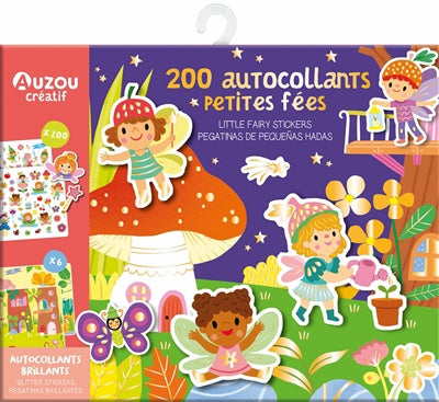 200 autocollants petites fées
