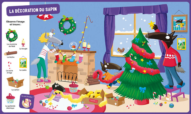 P'tit Loup Cherche et trouve Vive Noël !