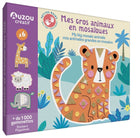 Mes gros animaux en mosaïques : + de 1.000 gommettes