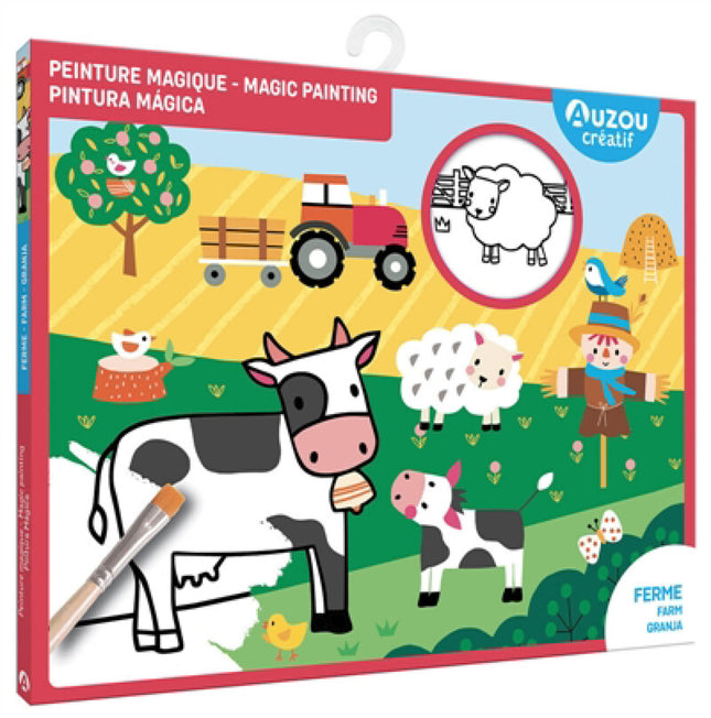 Peinture magique : A la ferme