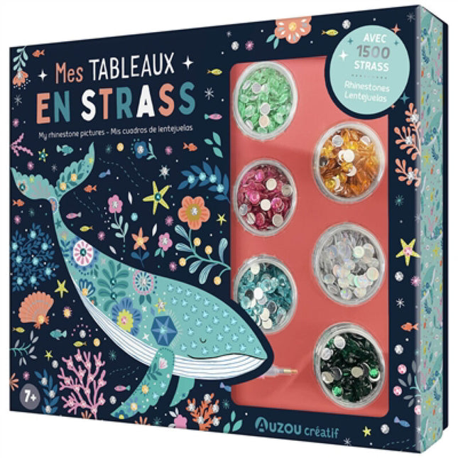 Mes tableaux en strass - Auzou créatif