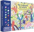 Mes 4 peintures au numéro : 16 peintures, 2 pinceaux