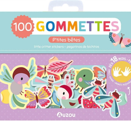 P'tites bêtes : 100 gommettes
