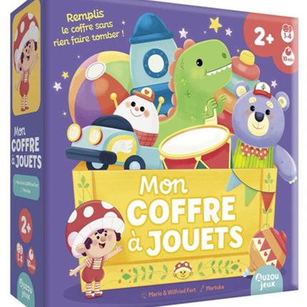 Mon coffre à jouets : Remplis le coffre sans rien faire tomber !