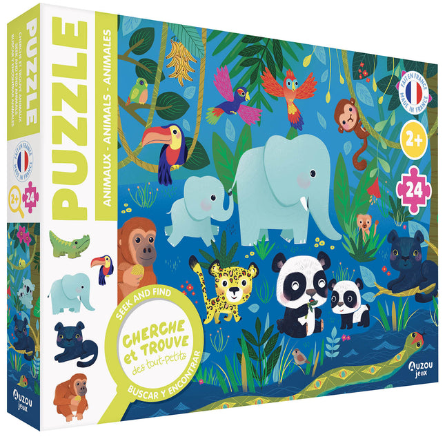 Toddler Look and Find Puzzle - Animals