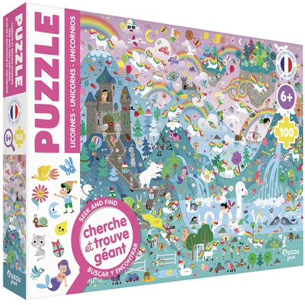 Search and find puzzle: Unicorns 100 pieces
