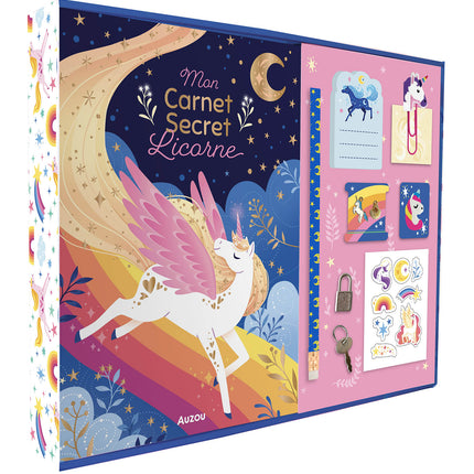 Mon coffret de papeterie licornes