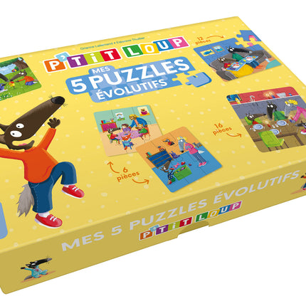 My 5 Little Wolf Progressive Puzzles