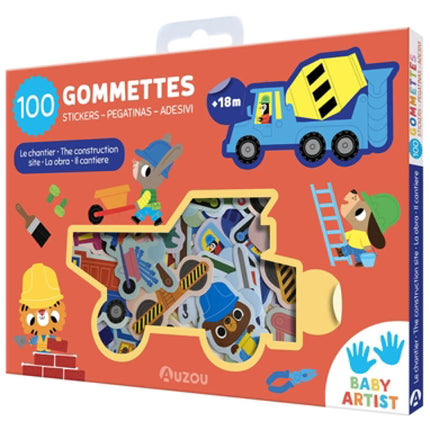 100 gommettes : Le chantier