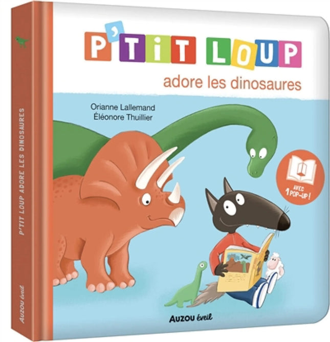 Little Wolf loves dinosaurs