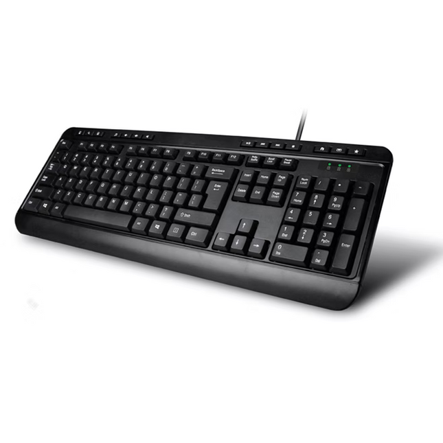 Clavier de bureau avec souris antimicrobien Adesso avec fil