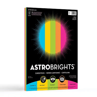 Pack of 50 astrobrights boxes 8.5*11