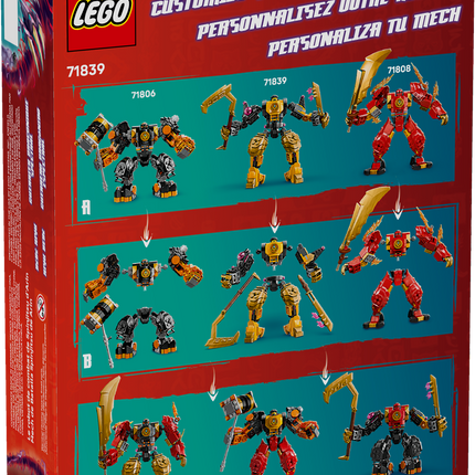 Lego Ninjago 71839 Le robot de combat de Spinjitzu d’Arin
