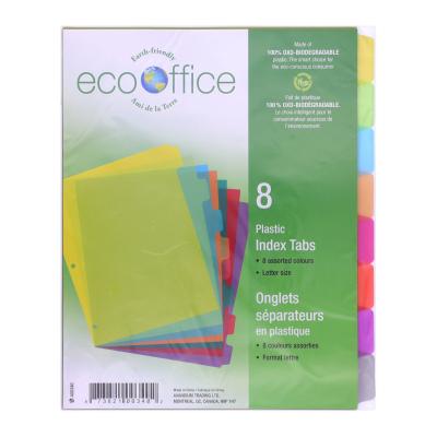 Pack of 8 eco-friendly plastic dividers