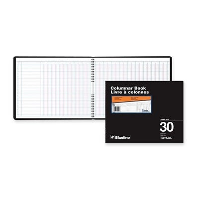 Blueline A769 Livre À Colonnes 12 X 14-15/16 Po 30 Colonnes
