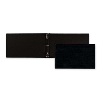 Reliure Pour Chèque De Blueline, 2 Chèque/Haut, Noir