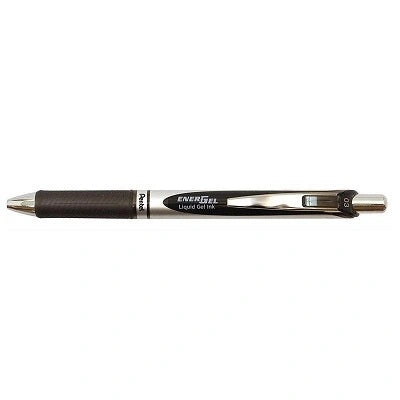 Stylo Roulant De Gel Energel -Retractable, 0.3Mm Noir