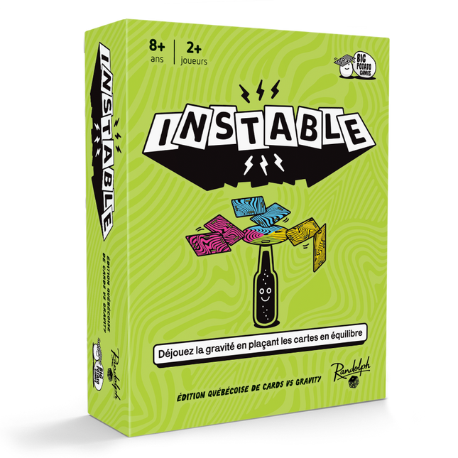 Instable - cards vs gravity (édition québécoise) - fr