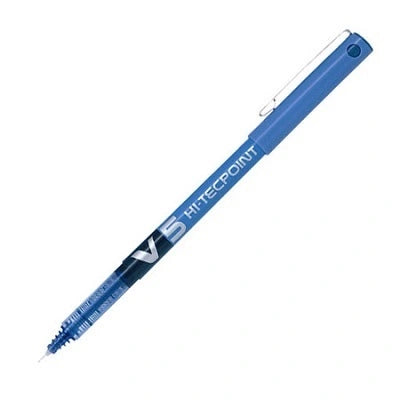Stylo à bille roulante Hi-Tecpoint V5 de Pilot®, 0,5 mm, bleu