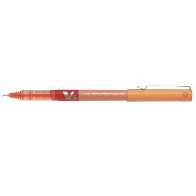 Stylo À Bille Roulante Hi-Tecpoint À Encre Liquide, 0,5 Mm, Orange
