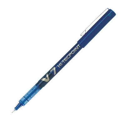 Stylo À Bille Roulante Hi-Tecpoint À Encre Liquide, 0,7 Mm, Bleu