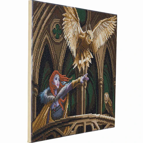 Canvas (16x20") diamond painting - owl messenger