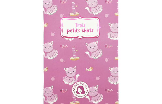 Carnet de notes Trois petits chats 6"X9"