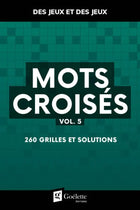 Des jeux et des jeux – Mots croisés Vol. 5