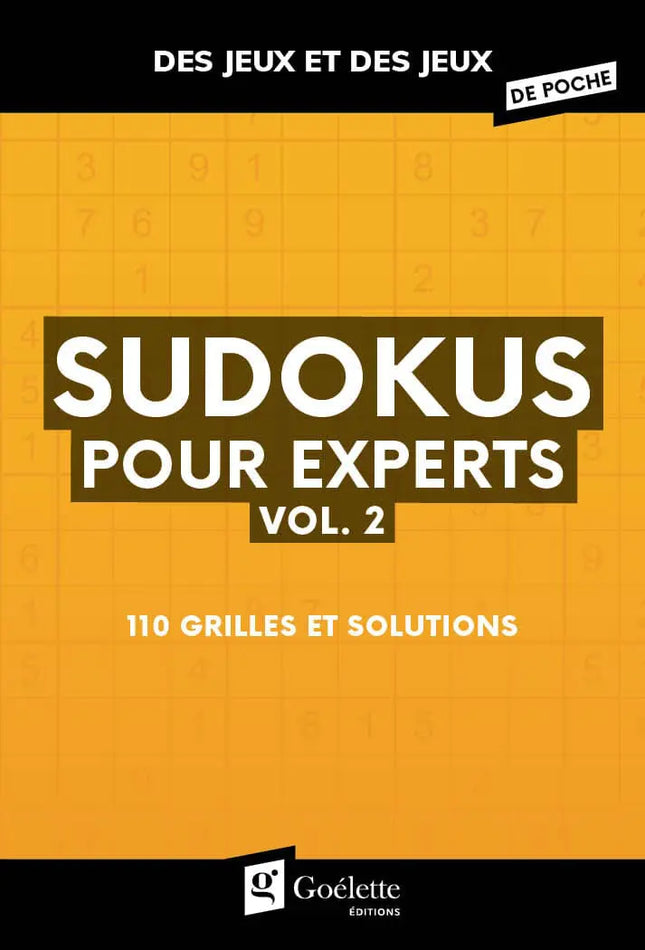 Des jeux et des jeux de poche – Sudokus pour experts vol. 2