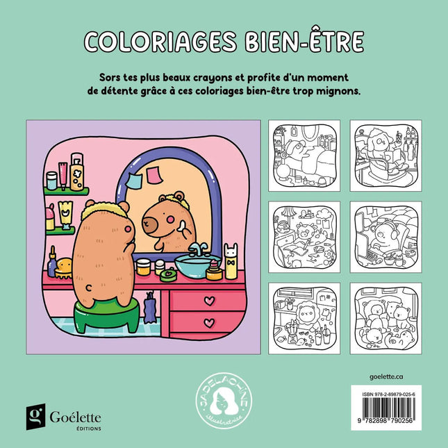 Coloriages bien-être - 40 illustrations