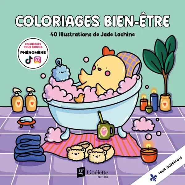 Coloriages bien-être - 40 illustrations