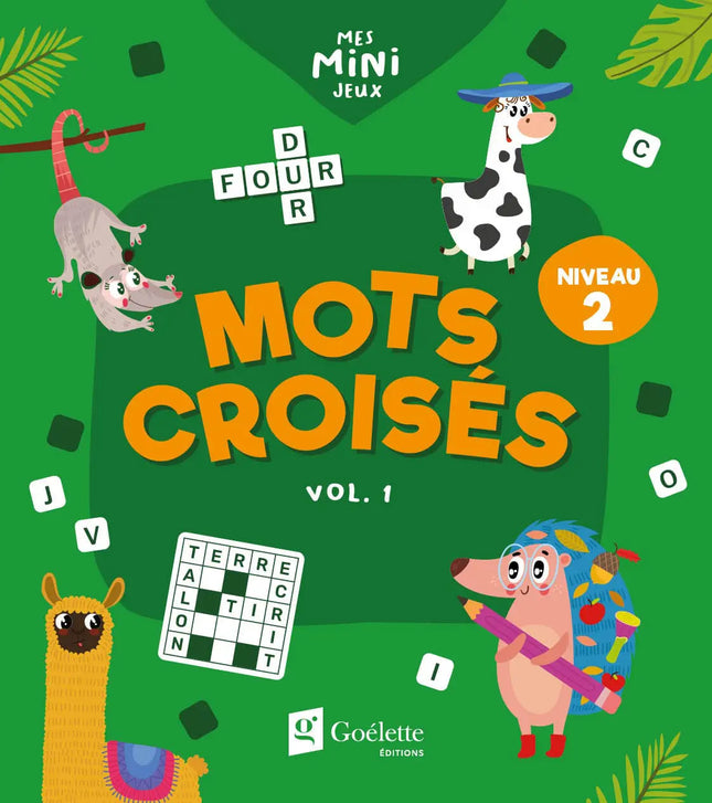 Mes mini jeux – Mots croisés niveau 2 (vol. 1)