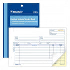 Blueline Livre De Factures Sans Carbone 2 Parties 5-3/8X8 Po Bilingue