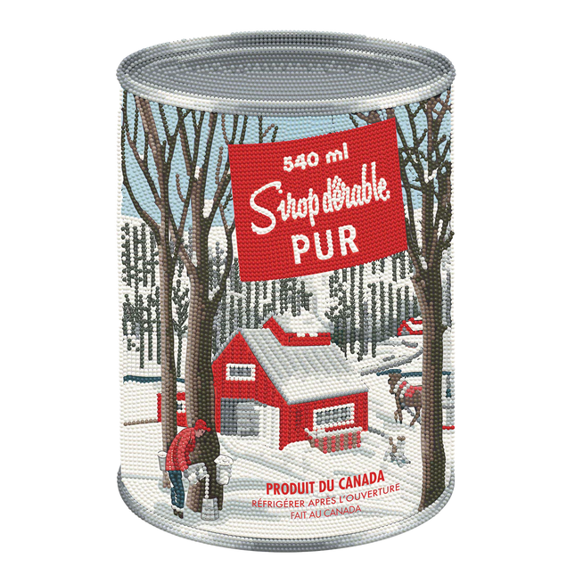 Conserve de sirop d'érable (12" x 16" - 30,5cm x 40,6cm) - Diamond Dotz