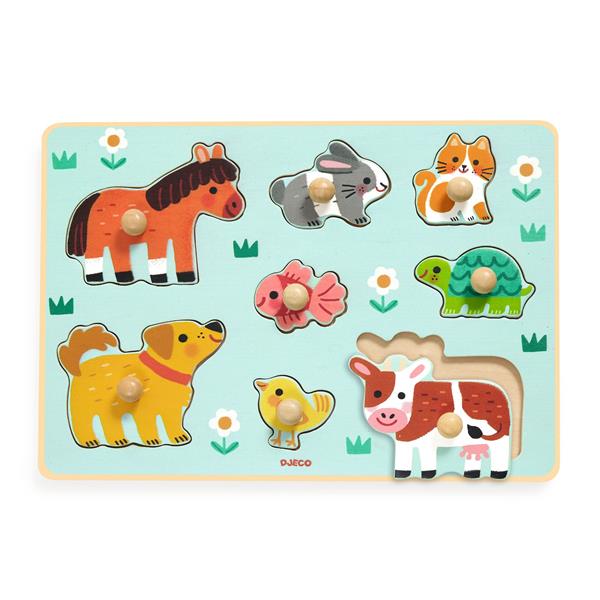Puzzle bois / Dog'n'Co / 8 pcs
