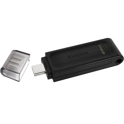 Flash Drive-Kingston Datatraveler Usb-C 3.2 Gen 1, 64Gb