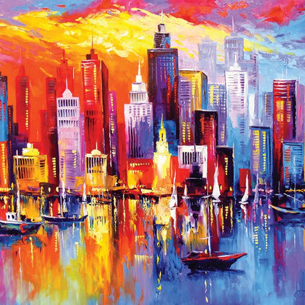 C-T Enjoy Evening New York | 1000 Piece