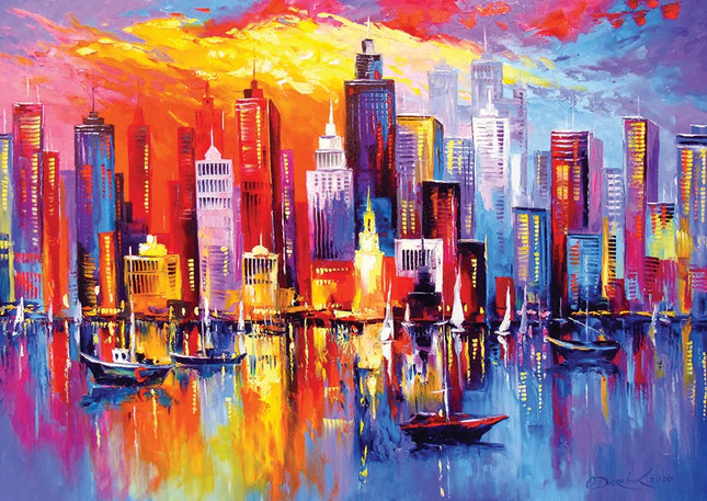 C-T Enjoy Evening New York | 1000 Piece