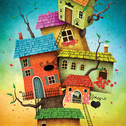 C-T Enjoy Maisons de contes de fées | 1000 pièces