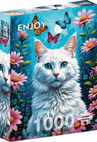 CT Enjoy White Cat | 1000 pieces
