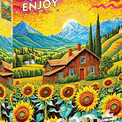C-T Enjoy Maison Tournesol | 1000 Pièces
