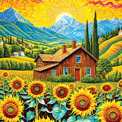 C-T Enjoy Maison Tournesol | 1000 Pièces