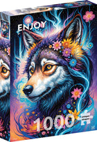 C-T Enjoy Portrait de loup magique | 1000 pièces