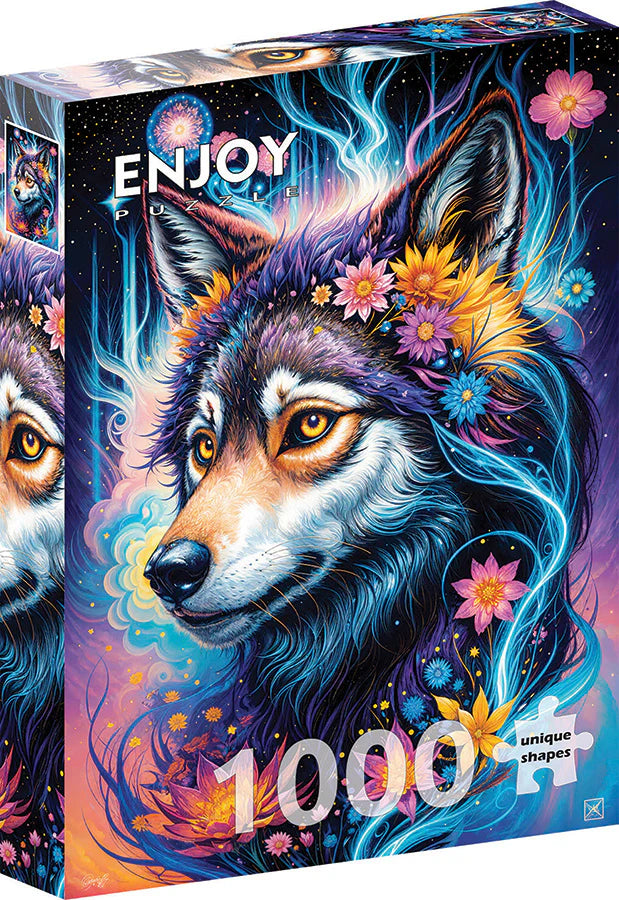 C-T Enjoy Portrait de loup magique | 1000 pièces