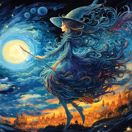 C-T Enjoy Witch's Night Out | 1000 Piece | AI Assistance