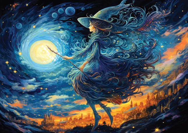 C-T Enjoy Witch's Night Out | 1000 Piece | AI Assistance