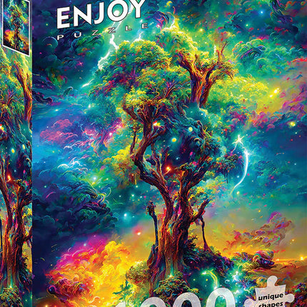 C-T Enjoy Arbre de vie cosmique | 1000 pièces