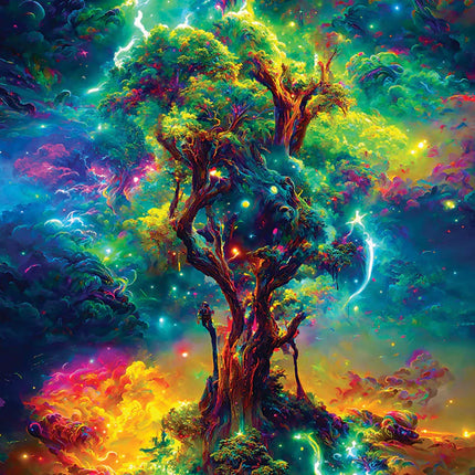 C-T Enjoy Arbre de vie cosmique | 1000 pièces