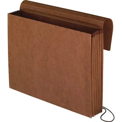 Pochette-Classeur Extensible, Format Lettre, Expansion De 5,25 Po, Fibre Rouge - E19-6-B