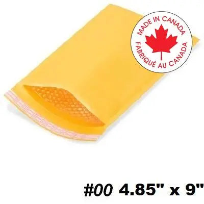 Paquet De 10 Enveloppes À Bulles Nº 00, 4,85 X 9 Po (00520)